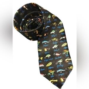 PURITAN Silk Fishing Lures Novelty Tie
